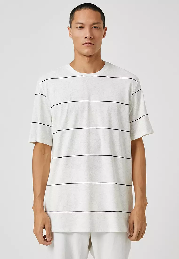 Buy KOTON Basic T-Shirt Striped Online