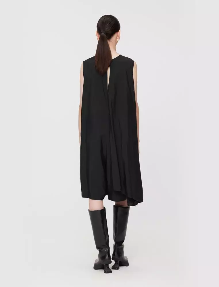 圓領無袖闊腿連體衣