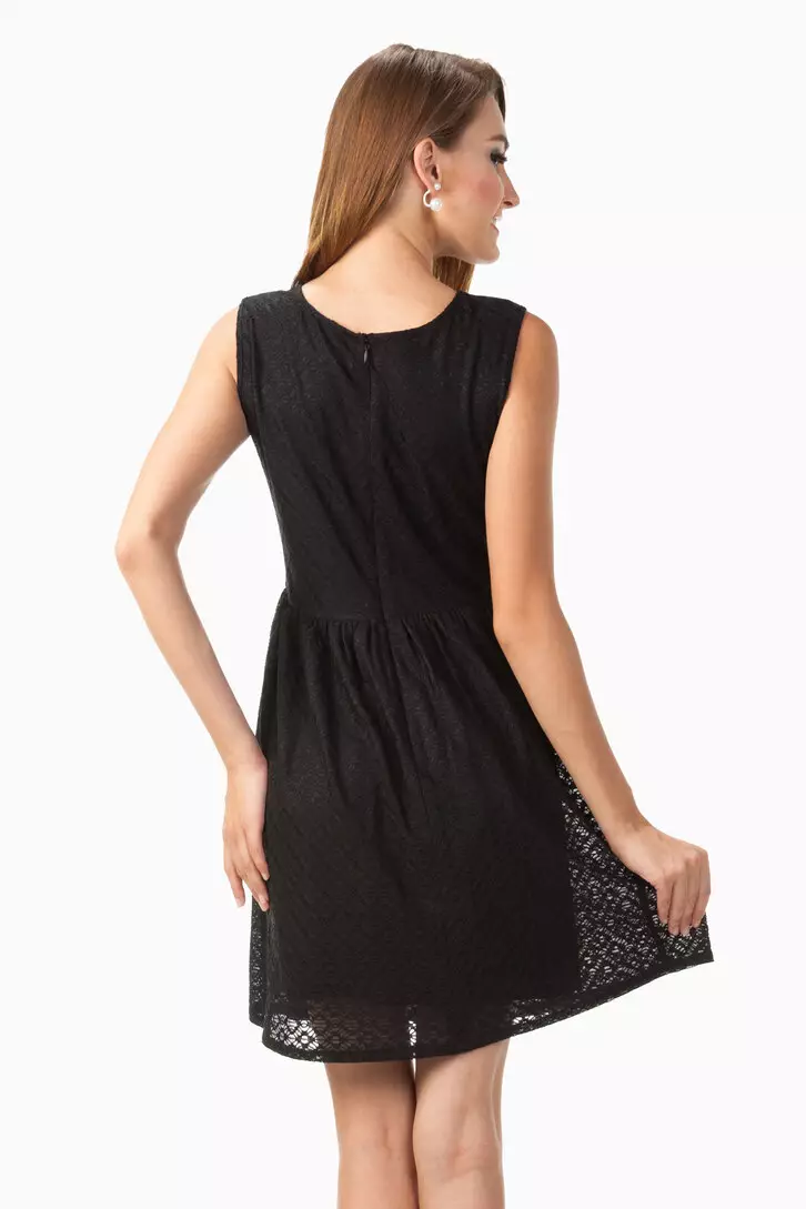 Sophistix Autumn Lace Dress in Black