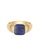 Elli Jewelry gold Ring Signet Sodalite Square Classic Gold Plated 1BE2EAC1CA20EEGS_2