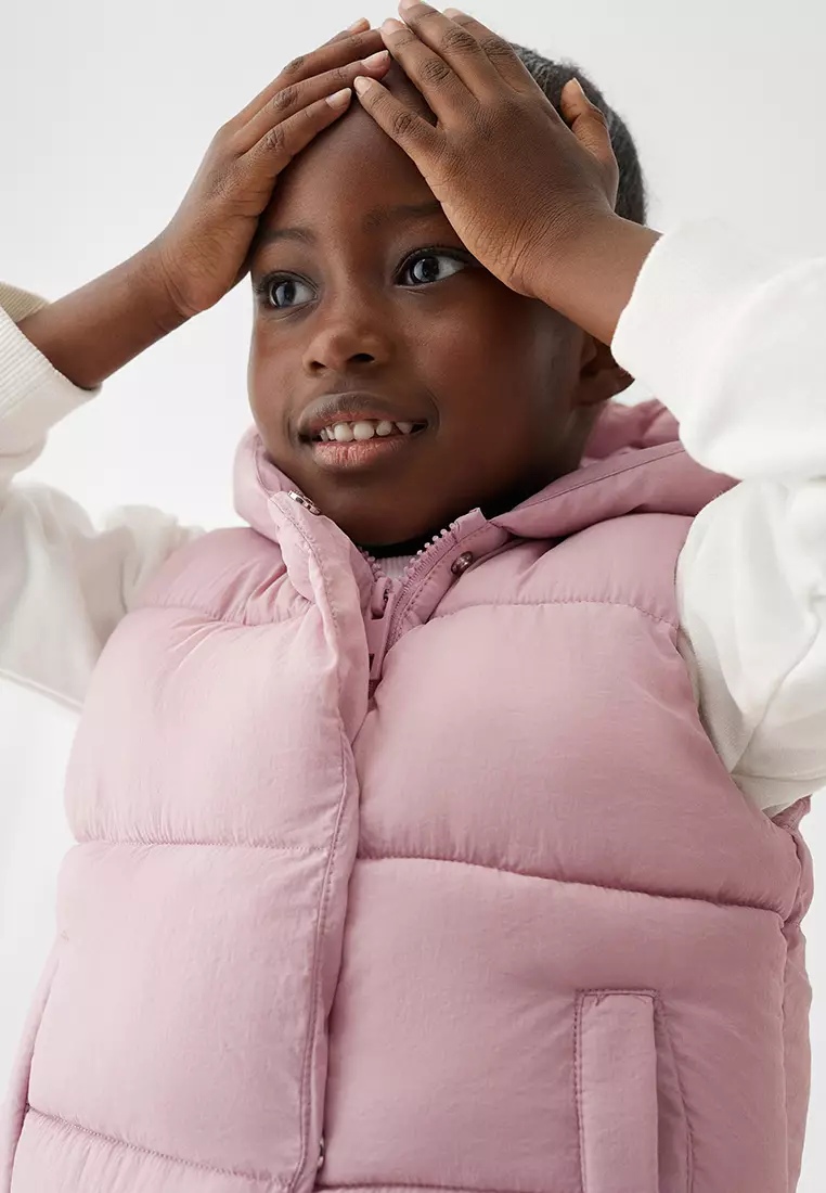 Buy MANGO BABY Quilted Gilet With Hood 2023 Online ZALORA Philippines