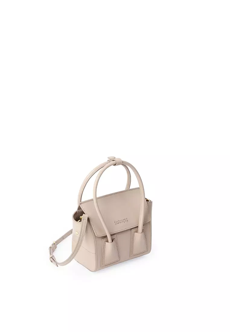 UNNI Mini Top Handle Bag - Taupe