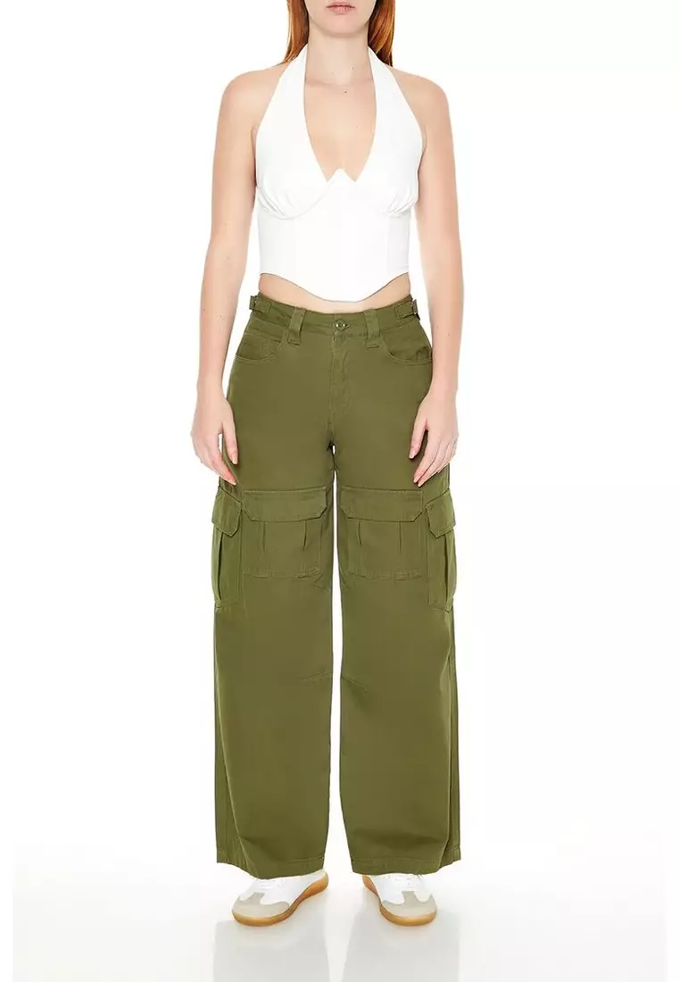 Yellow cargo pants forever 21 hotsell