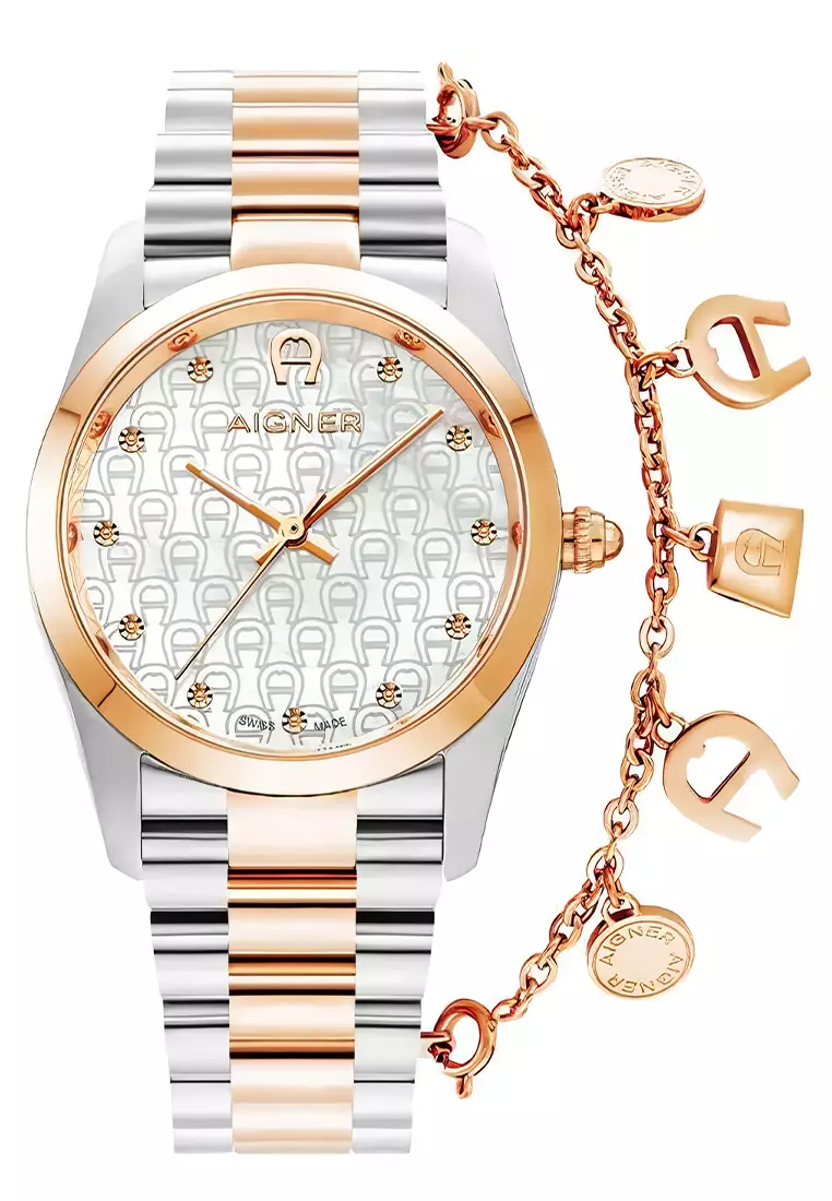 Aigner watch swiss made sales