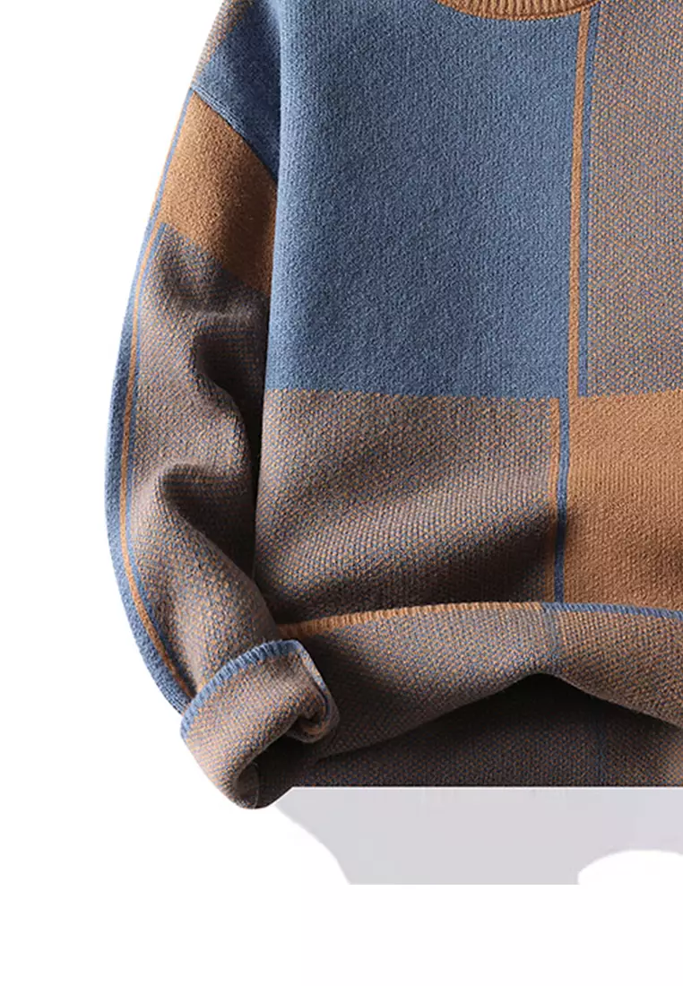 Color Matching Knit Sweater AY-my6812