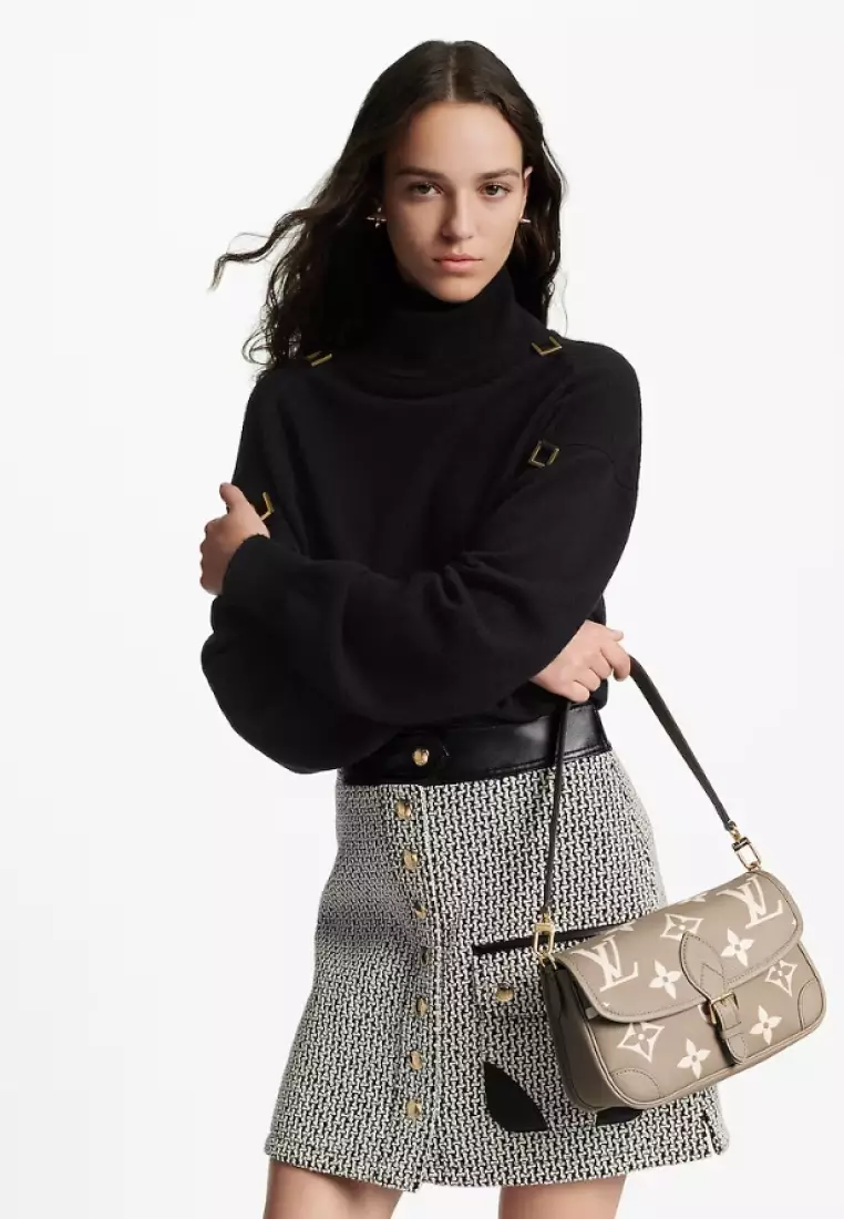 Diane Monogram Empreinte Tourterelle Beige Cream