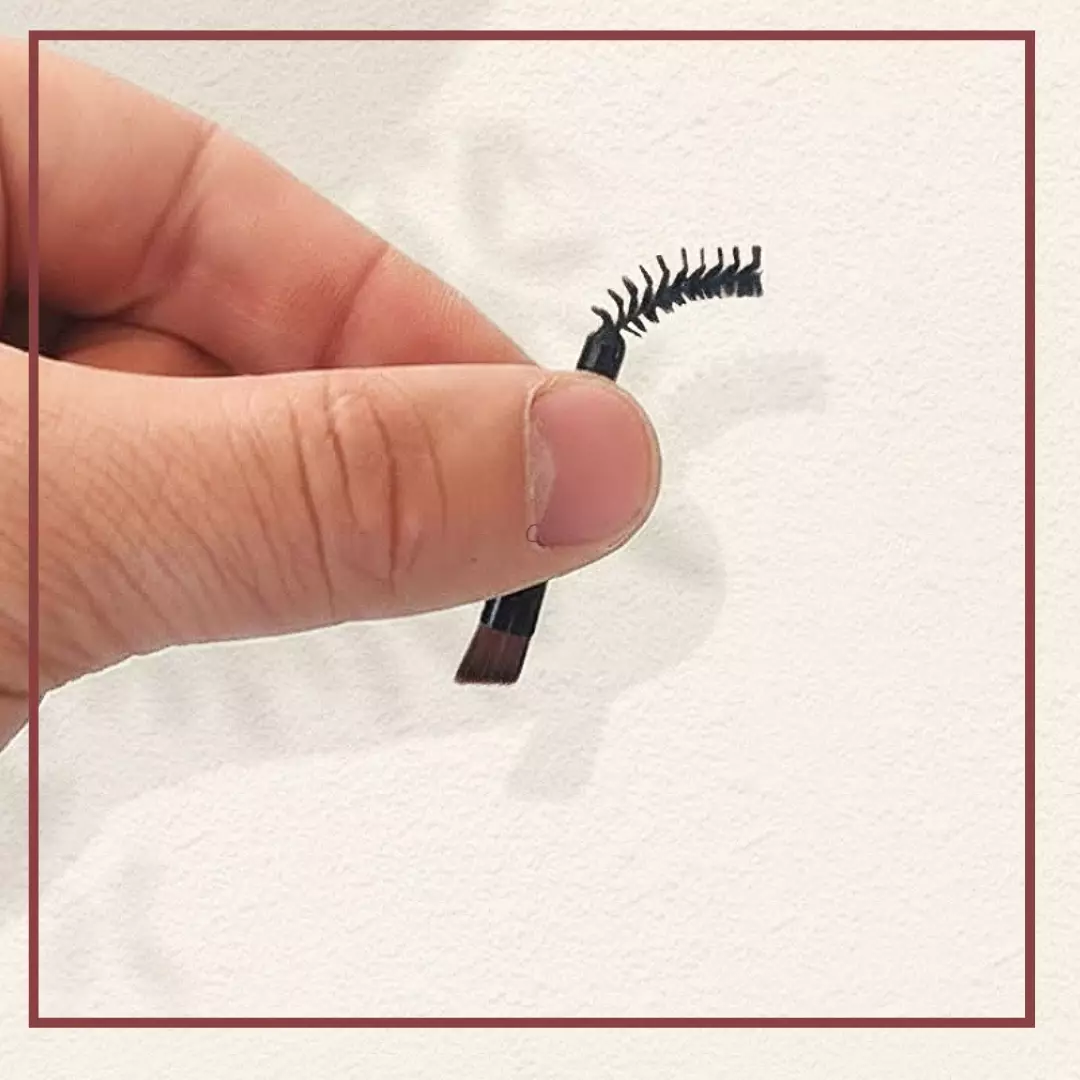 Wakakids Kuas Alis 2in1 Mini Eyebrow Brush Double Headed Make Up Venhs