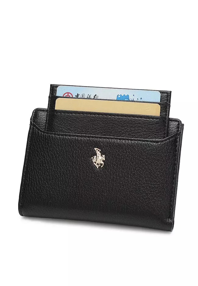 Women's 2 in 1 Purse/Wallet With Coin Compartment - Black