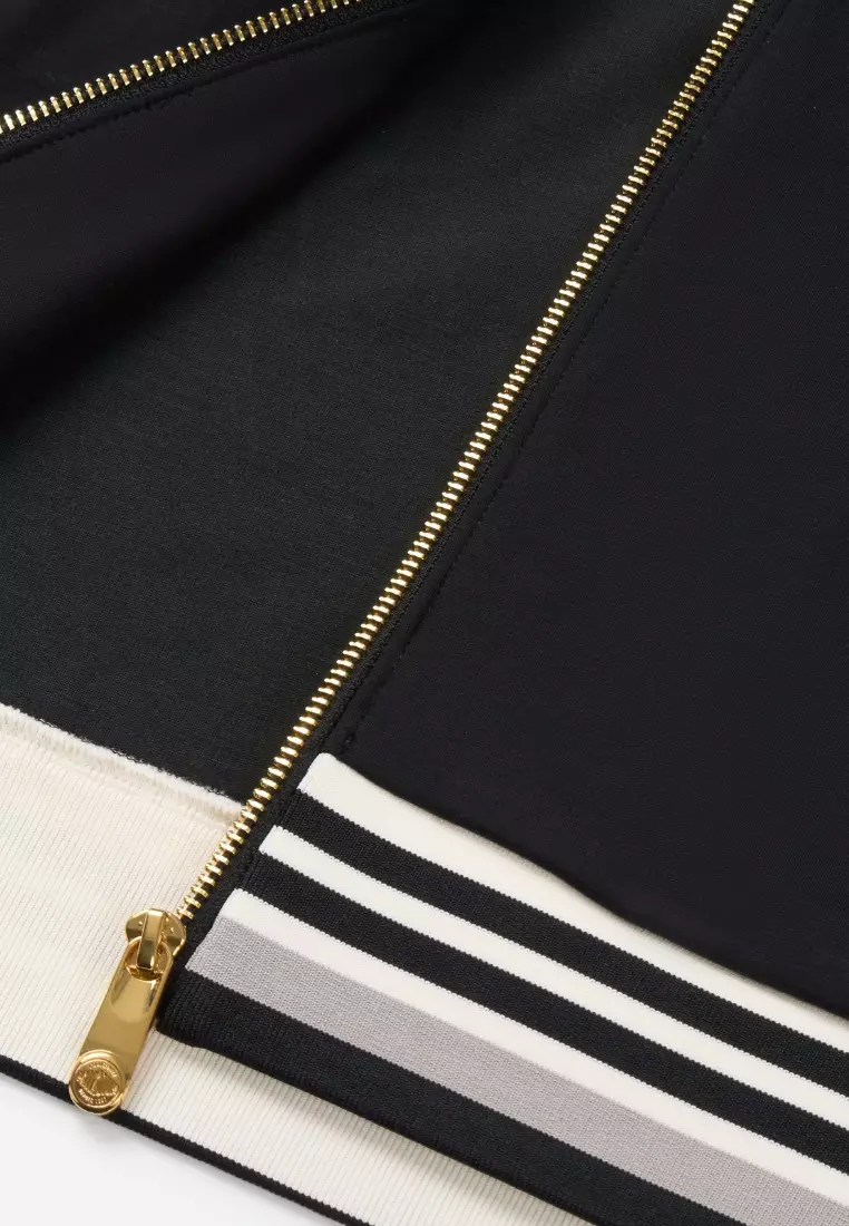 女裝 LOGO 側面條紋復古外套