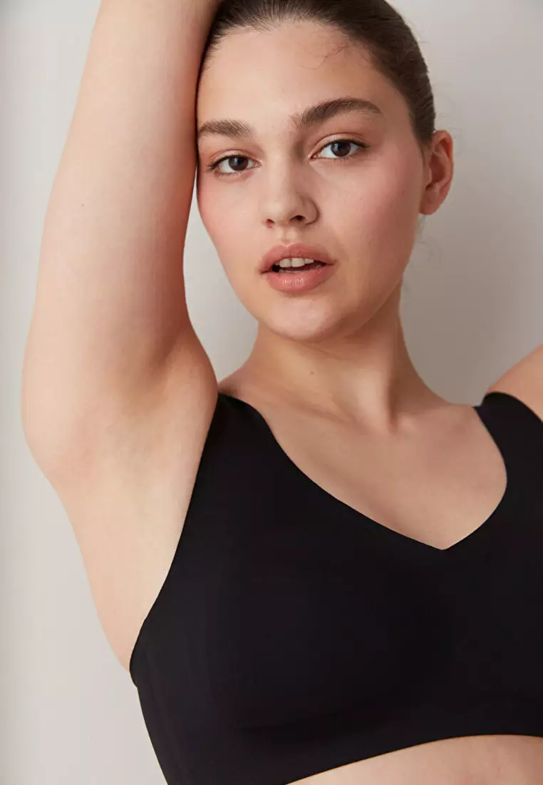 Invisible Bralette Lace Back Bra
