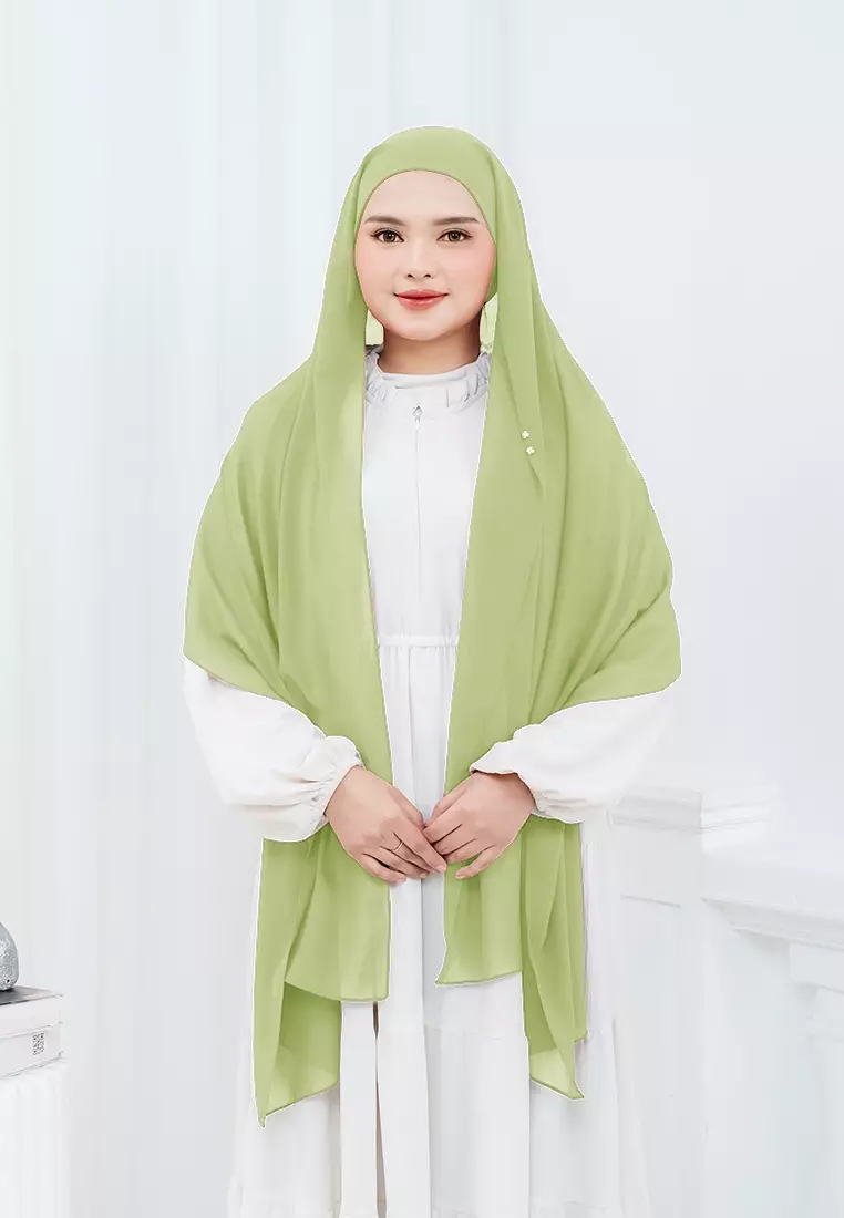 HIJAB INSTAN ELENA - OLIVE