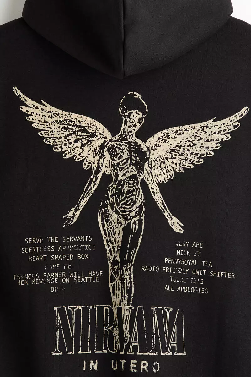 Loose Fit Printed hoodie