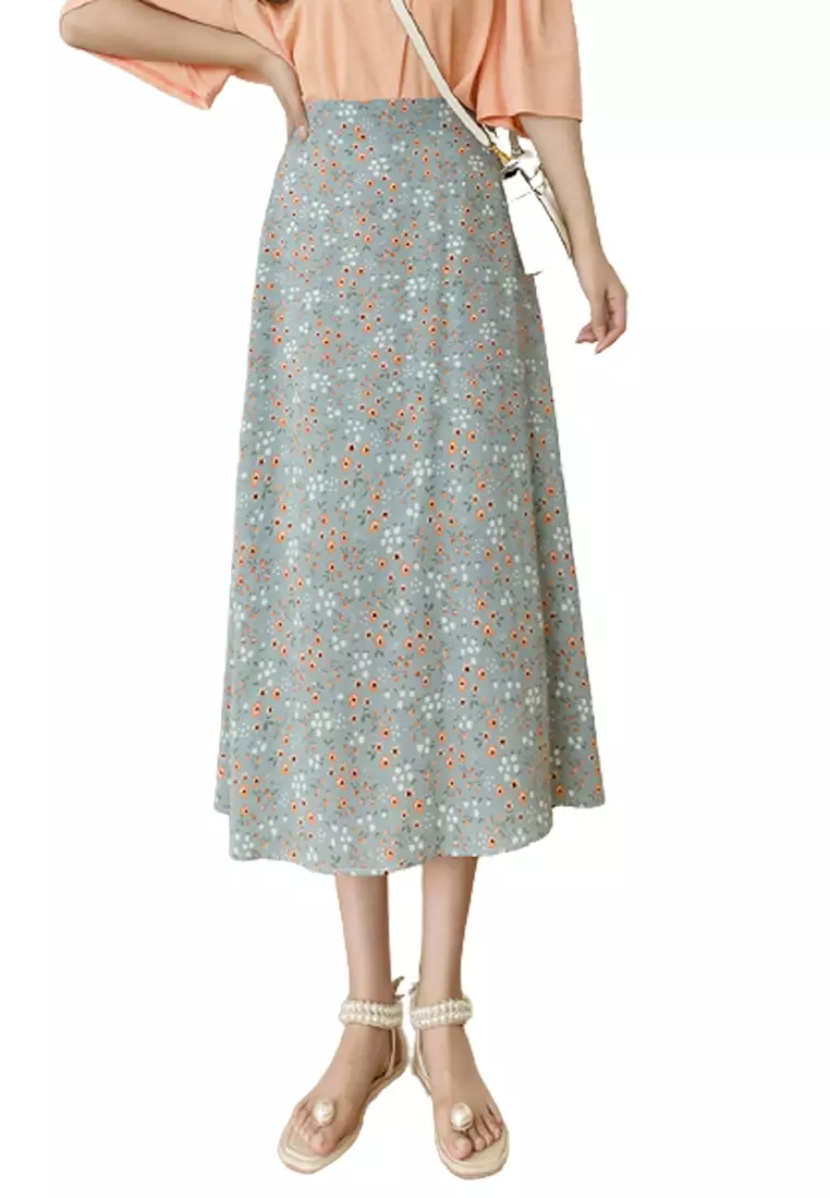 Floral skirt outlet singapore