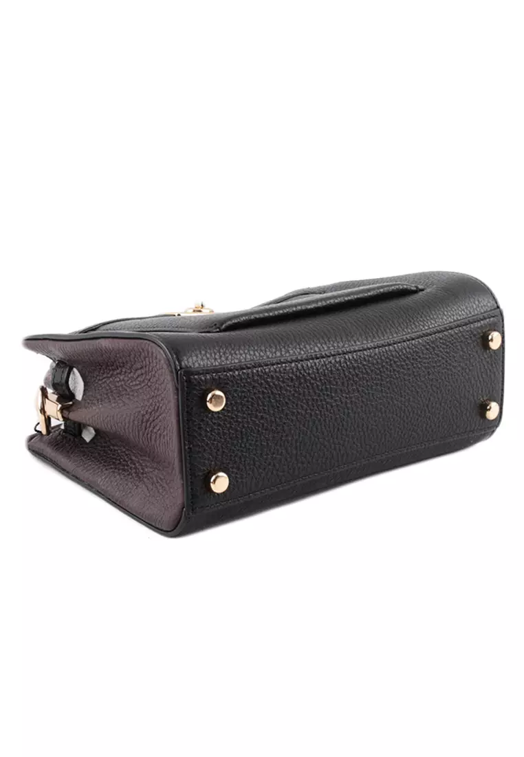 Mini Lane Top Handle Bag - Black