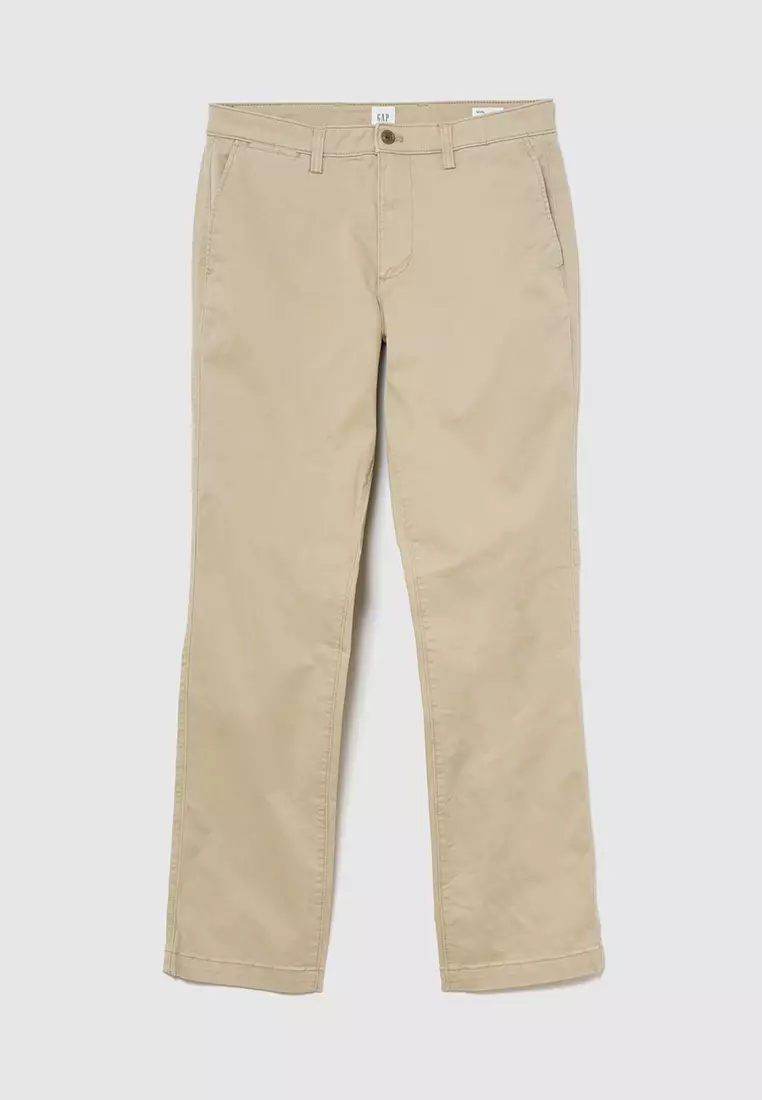 Buy GAP Flex Essential Straight Fit Pants 2026 Online | ZALORA Philippines