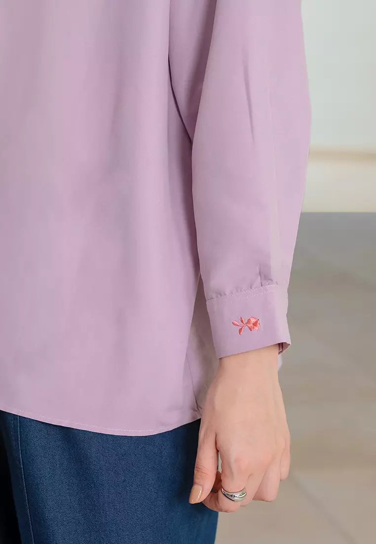 Kami Nue Dropshoulder Top Lavender