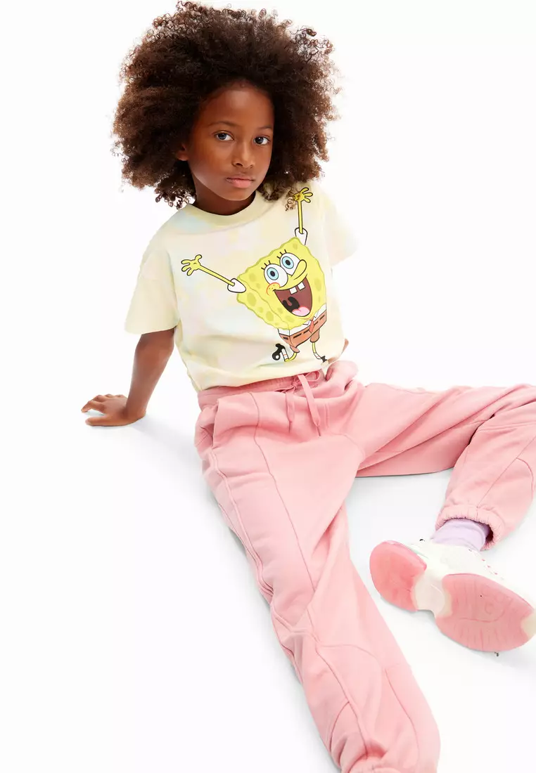 Desigual Girl Seamed jogger trousers.