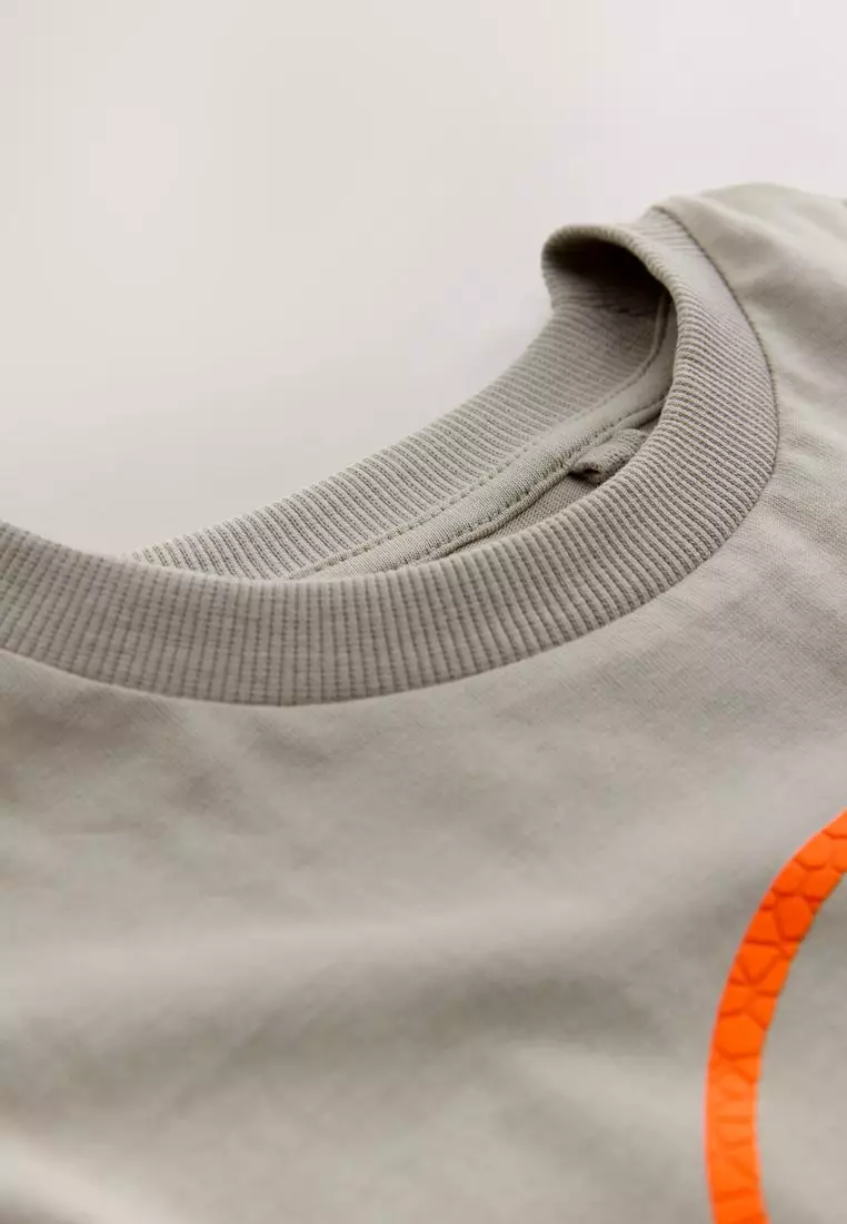Relaxed Fit Short Sleeve Graphic Print T-Shirt