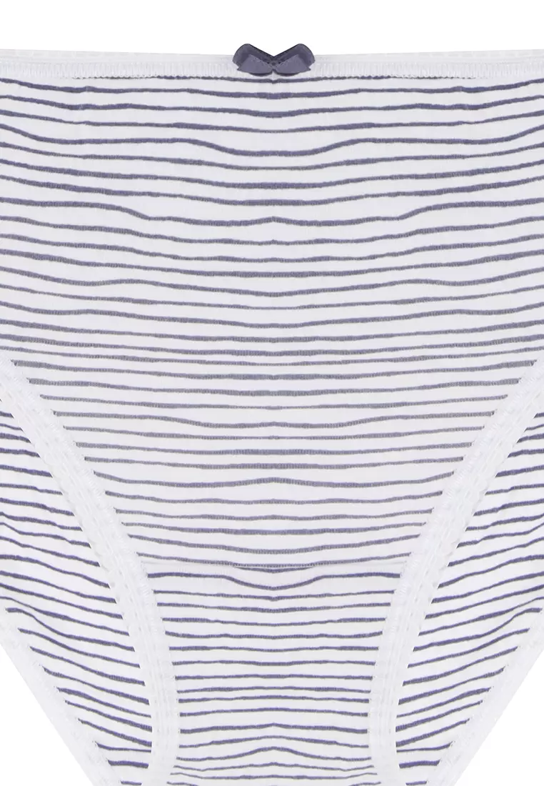 5pk Cotton Lycra Bikini Knickers