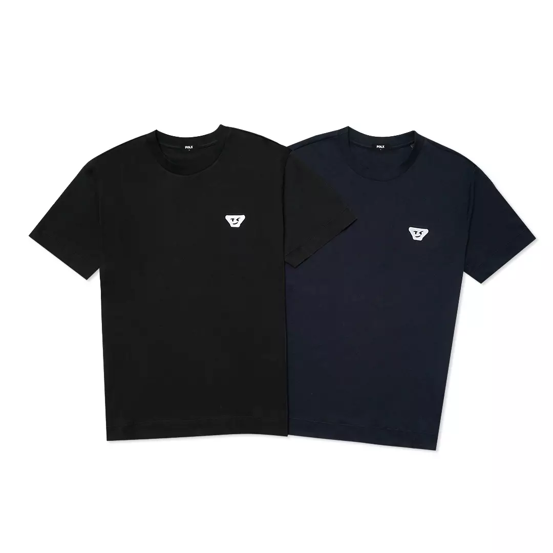 Emoji Patch Logo T-Shirt Black