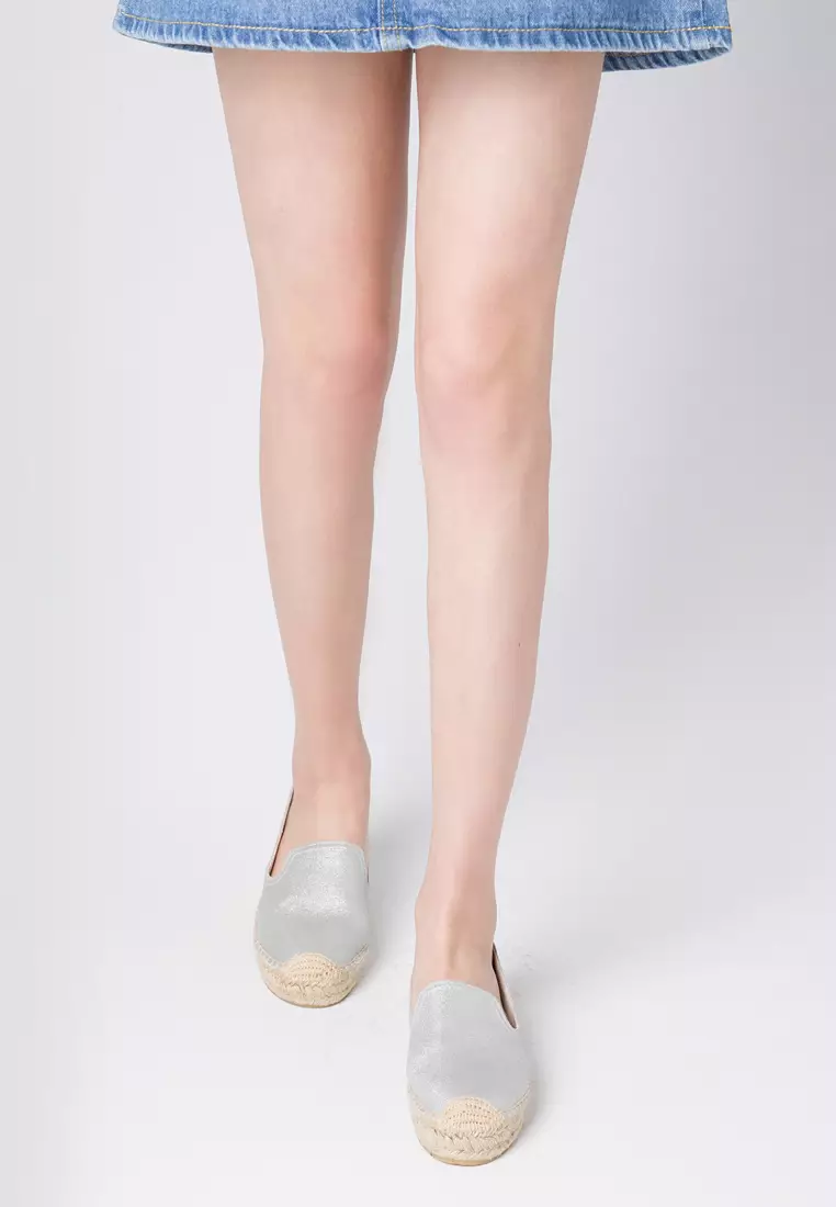 Platform Cow Leather Espadrilles HB7101