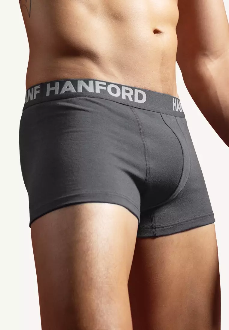 Cotton w/ Spandex Men's Boxer  Briefs Logan - Assorted Colors (3in1 Pack) S-4X Big Plus Size