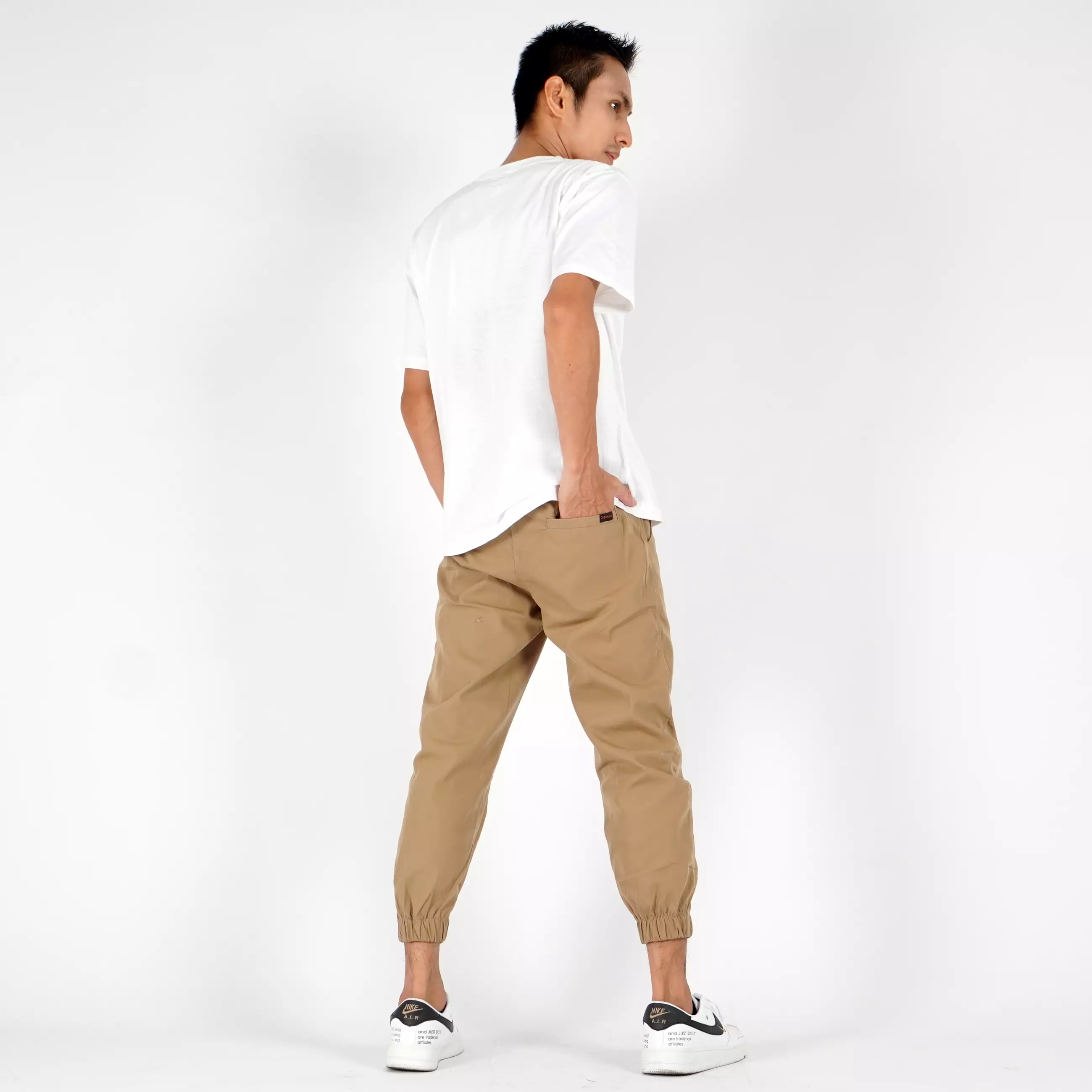 OKECHUKU Ichsan Celana Sirwal Jogger Pangsi 3/4 Slimfit Fashion Casual Pria