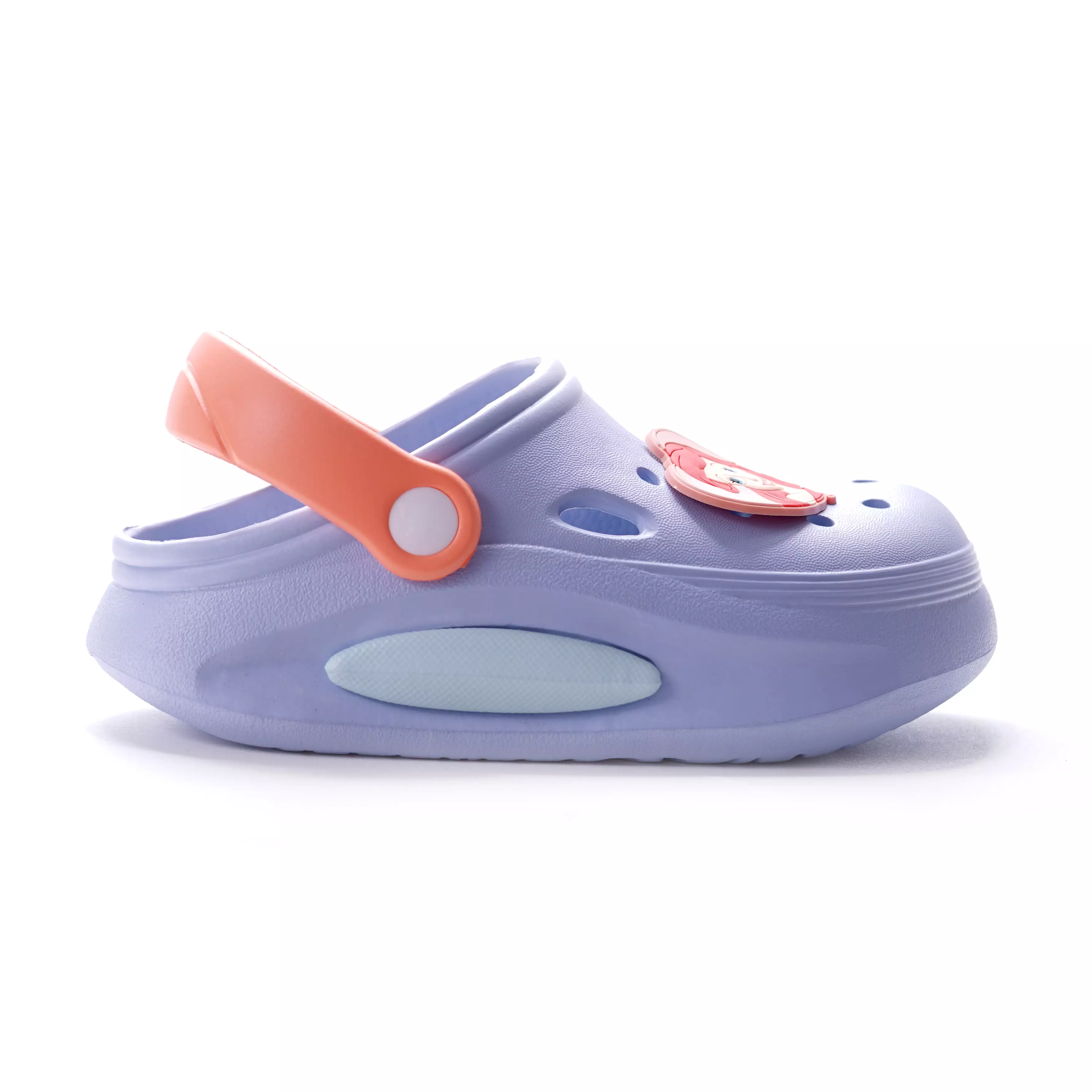 PRINCESS - SANDAL BAKPAO WANITA ANAK TANGGUNG CH430075WT - BIRU HEATHER/ORANYE CORAL by zandilac