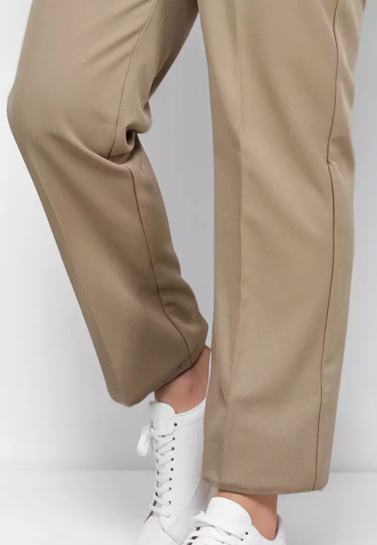 Crocodile Celana Panjang Katun | Pria Men Long Pants | 56 Beige 05