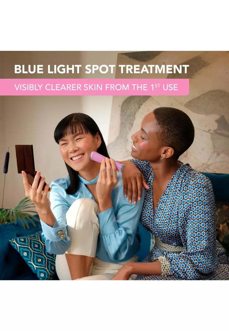 FOREO ESPADA 2 LED Light Therapy Pink - Blemish Treatment Skincare Device | FDA cleared | Scar Treatment for Face | Pimple & Blemish Removal