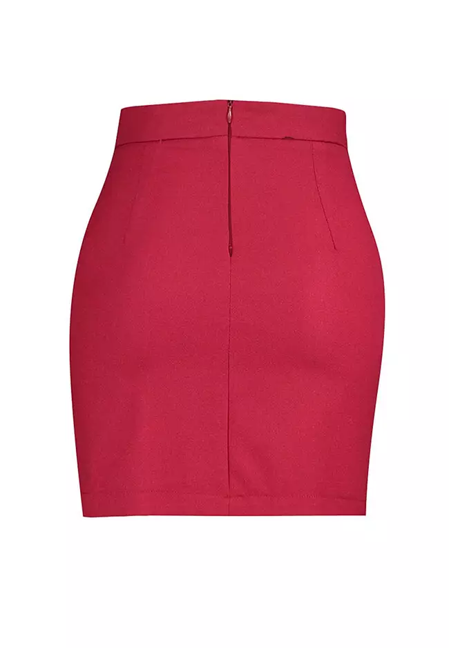 Buy Trendyol Plain Mini Skirt Online | ZALORA Malaysia