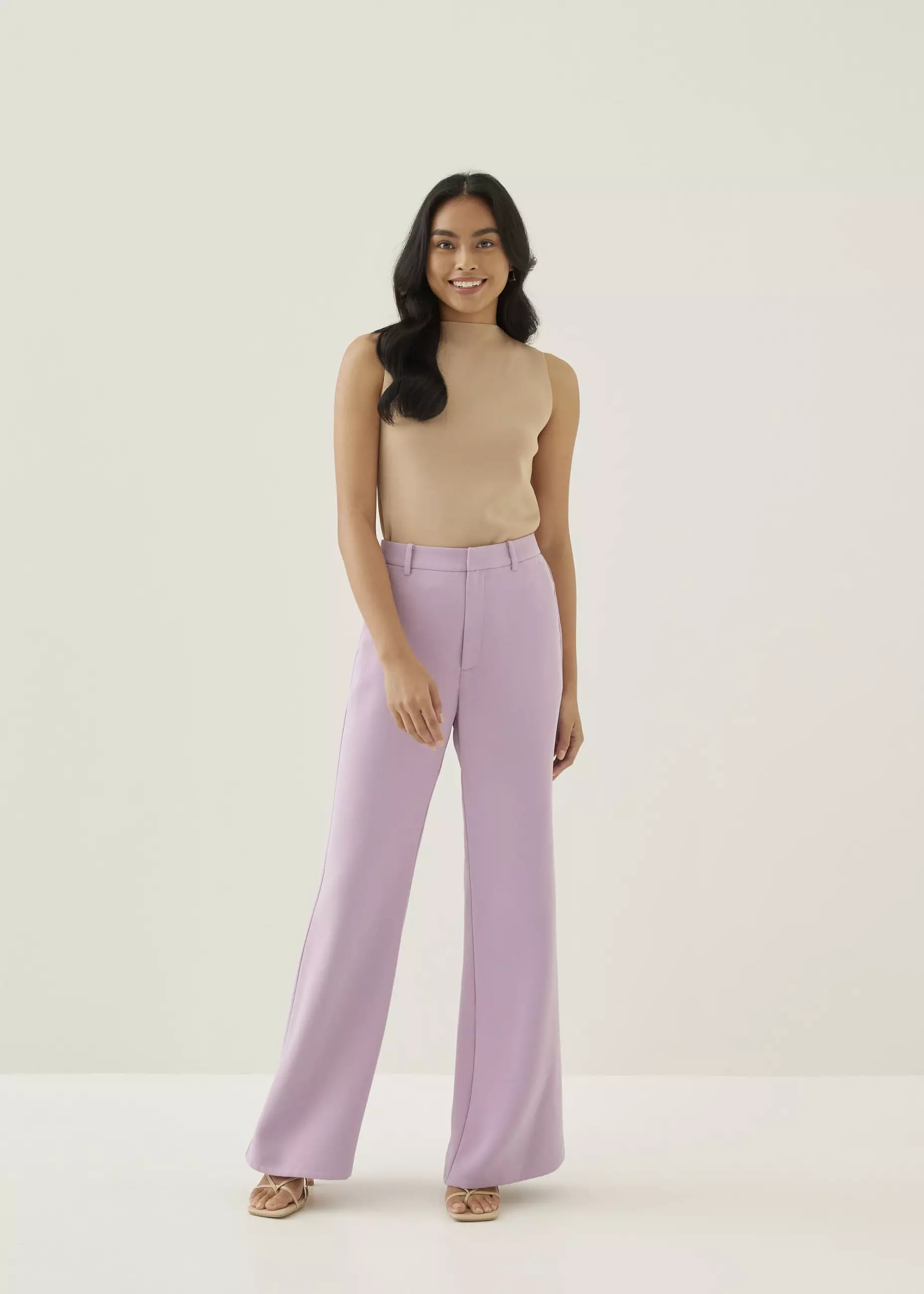 Celana Wanita - Pvara Regular Flare Pants