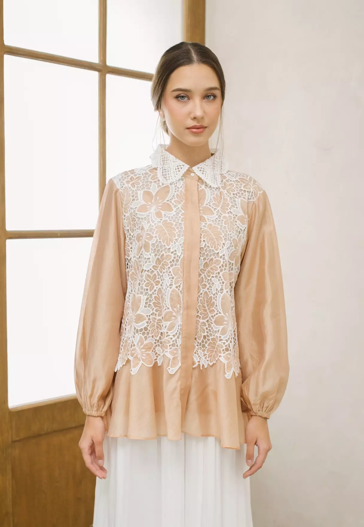 Emilie Blouse - Peach