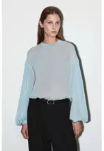 Buy COS SHEER BALLOON-SLEEVE BLOUSE 2026 Online | ZALORA