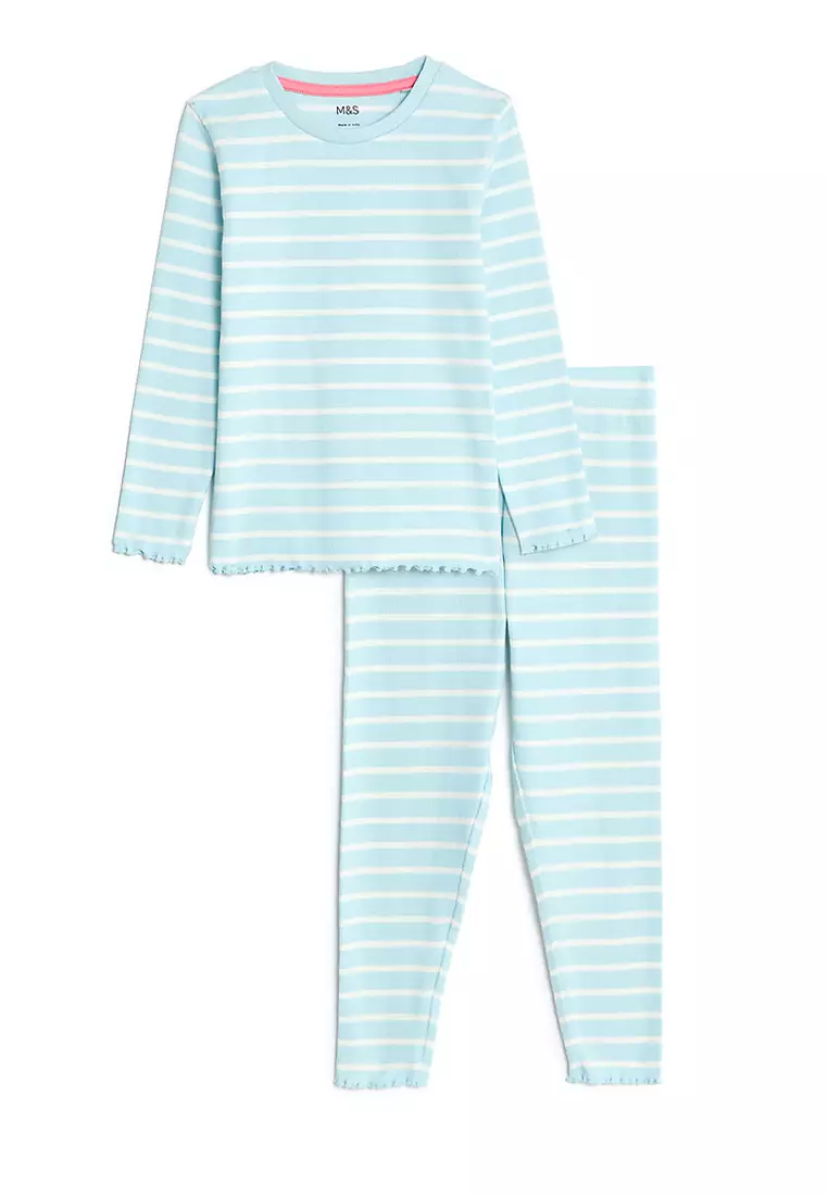 Cotton Rich Striped Pyjamas