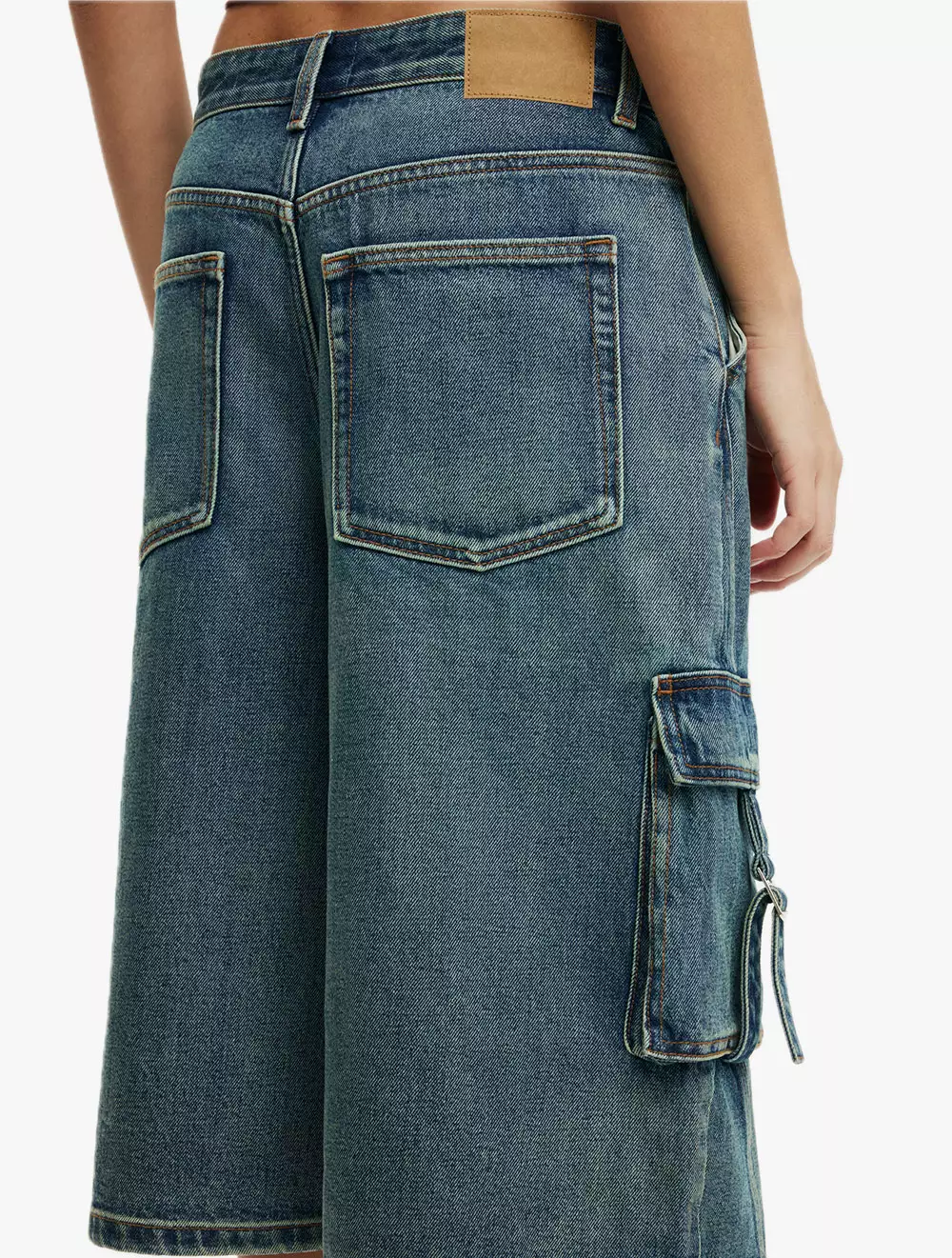 COTTON ON - JEANSWEAR - 91 BAGGY DENIM JORT