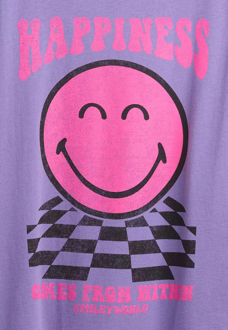 Smiley Oversized Tee