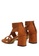 London Rag brown Brown Strappy Block Heel Sandal F2AE0SH72B0F12GS_3