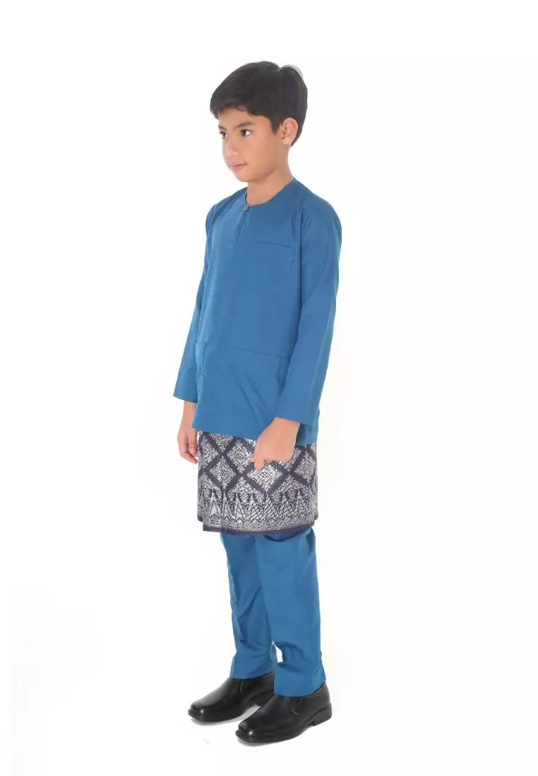 Baju Melayu Moden Teluk Belanga For Kids