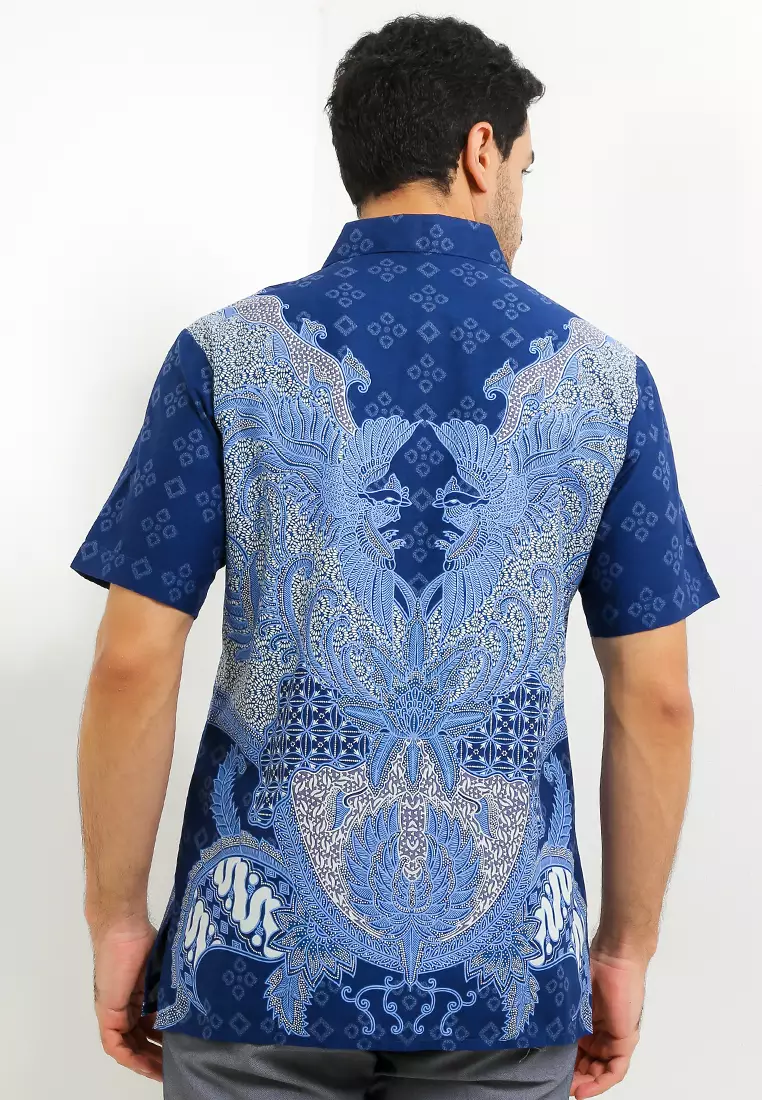 Hem Body Fit Batik Manuk Kembar
