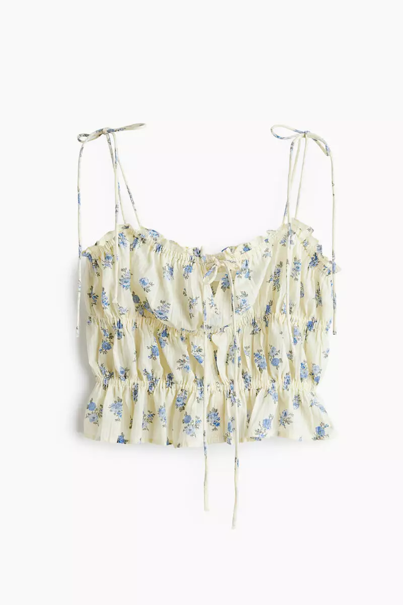 Tie-strap top
