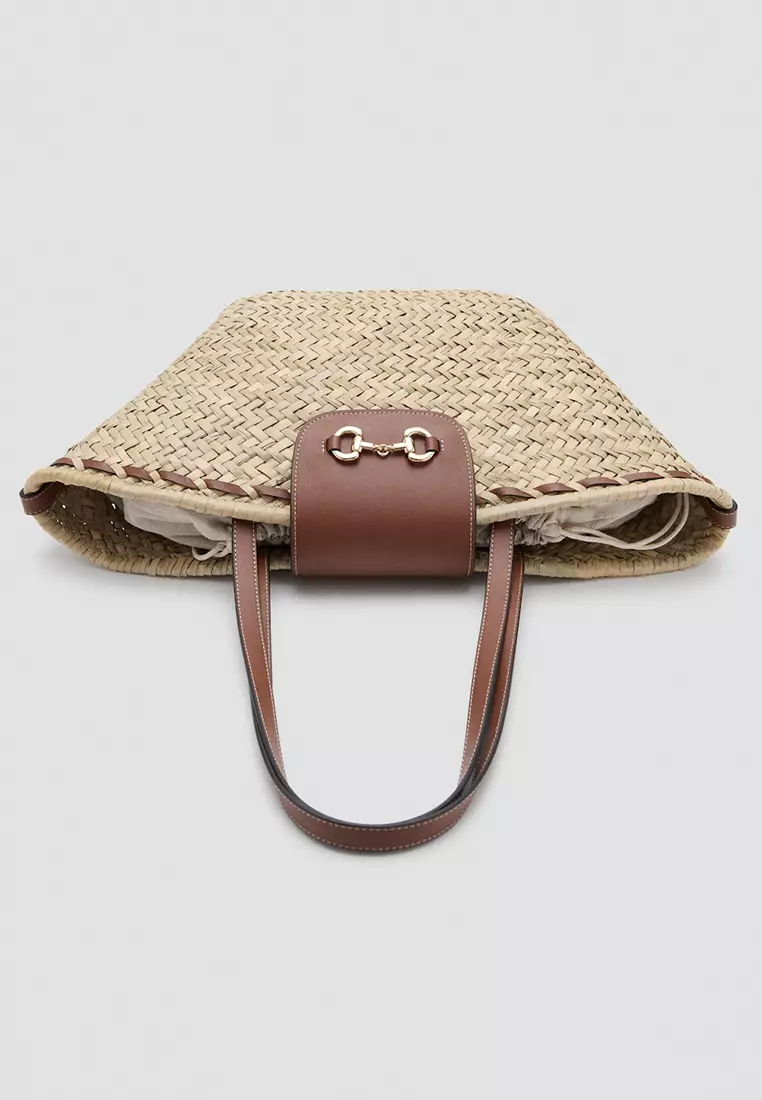 Medium Natural Fibre Basket Bag
