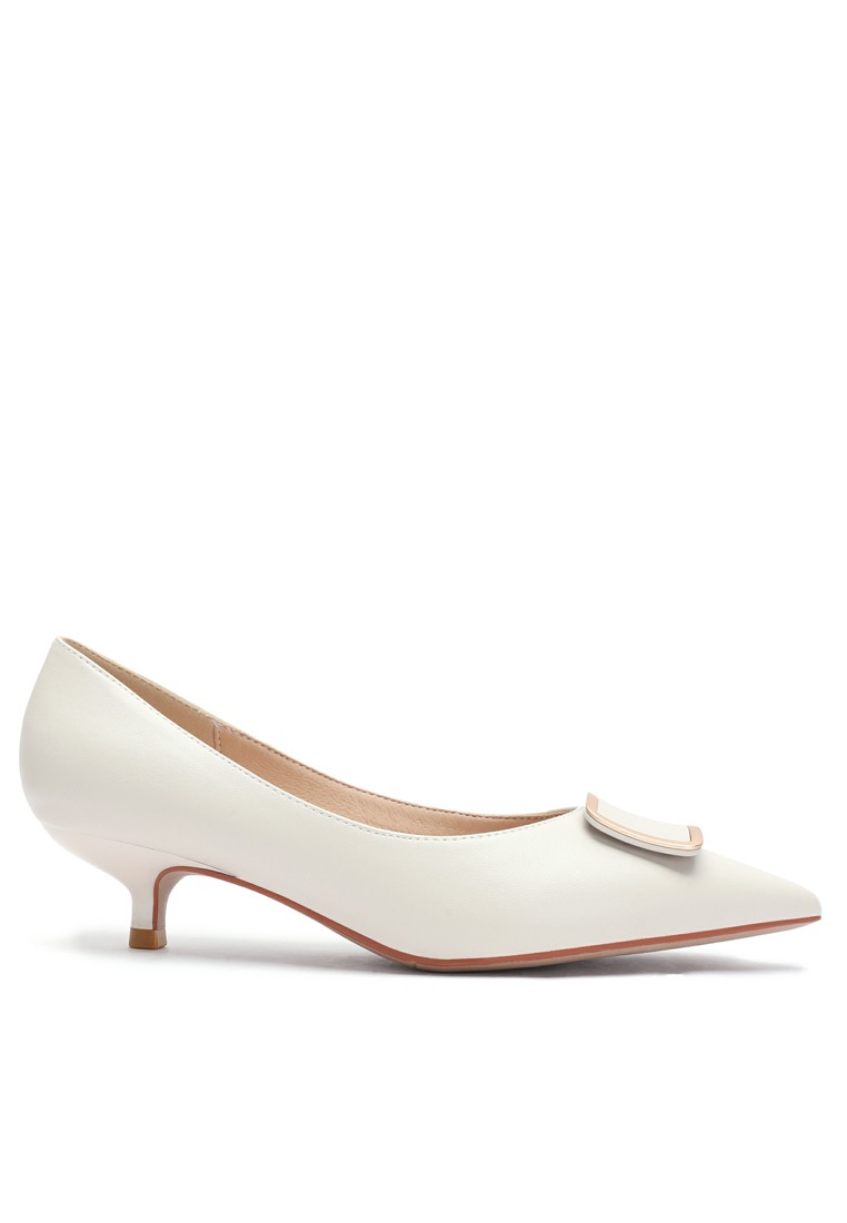 3.5CM Pointed Square Buckle Pumps 295-65