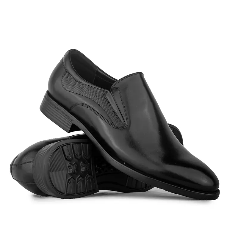 Sepatu Kulit Pria Pantofel Formal Gino Mariani Irving Black