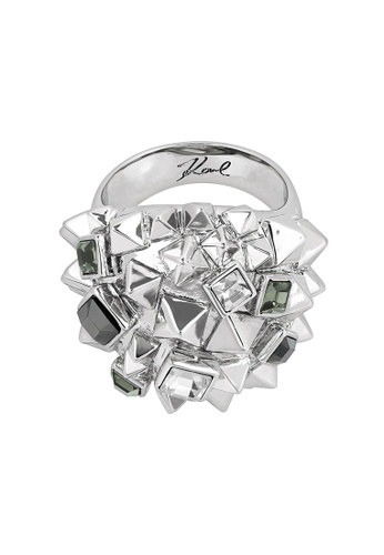 Buy Karl Lagerfeld Pyramid Cluster Ring Online On Zalora Singapore