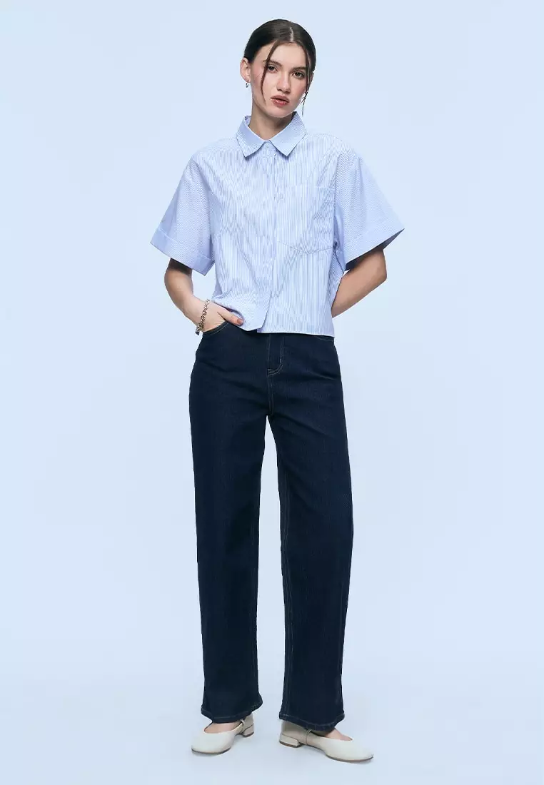 Boxy Striped Shirt