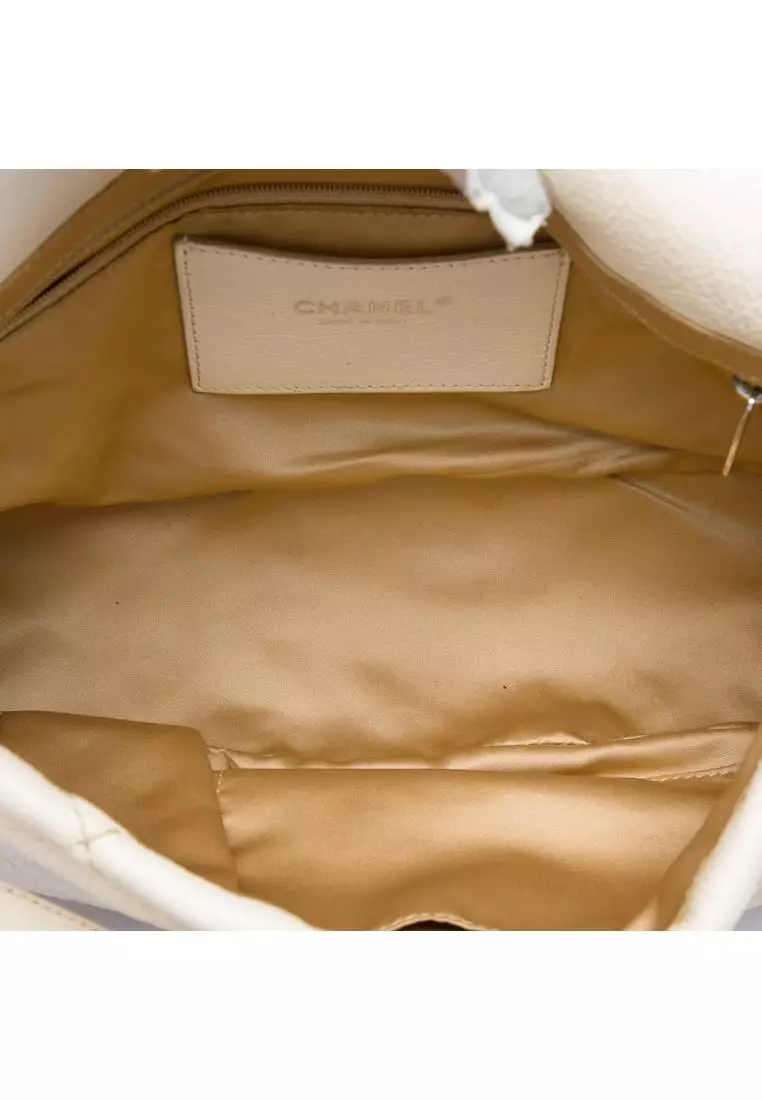 Pre-Loved Chanel Glazed Calfskin On The Road Flap