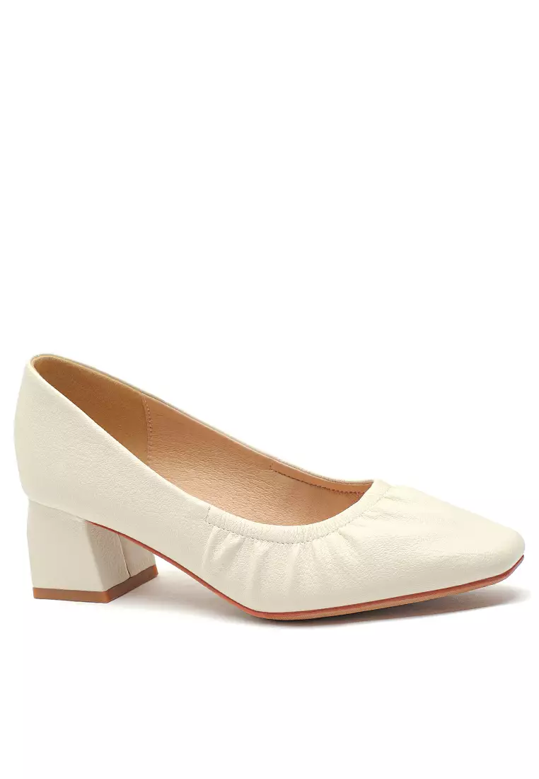 Discount on Twenty Eight Shoes  shoes - SKU: 6CM Square Toe Microfiber Leather Pumps 1210-19
