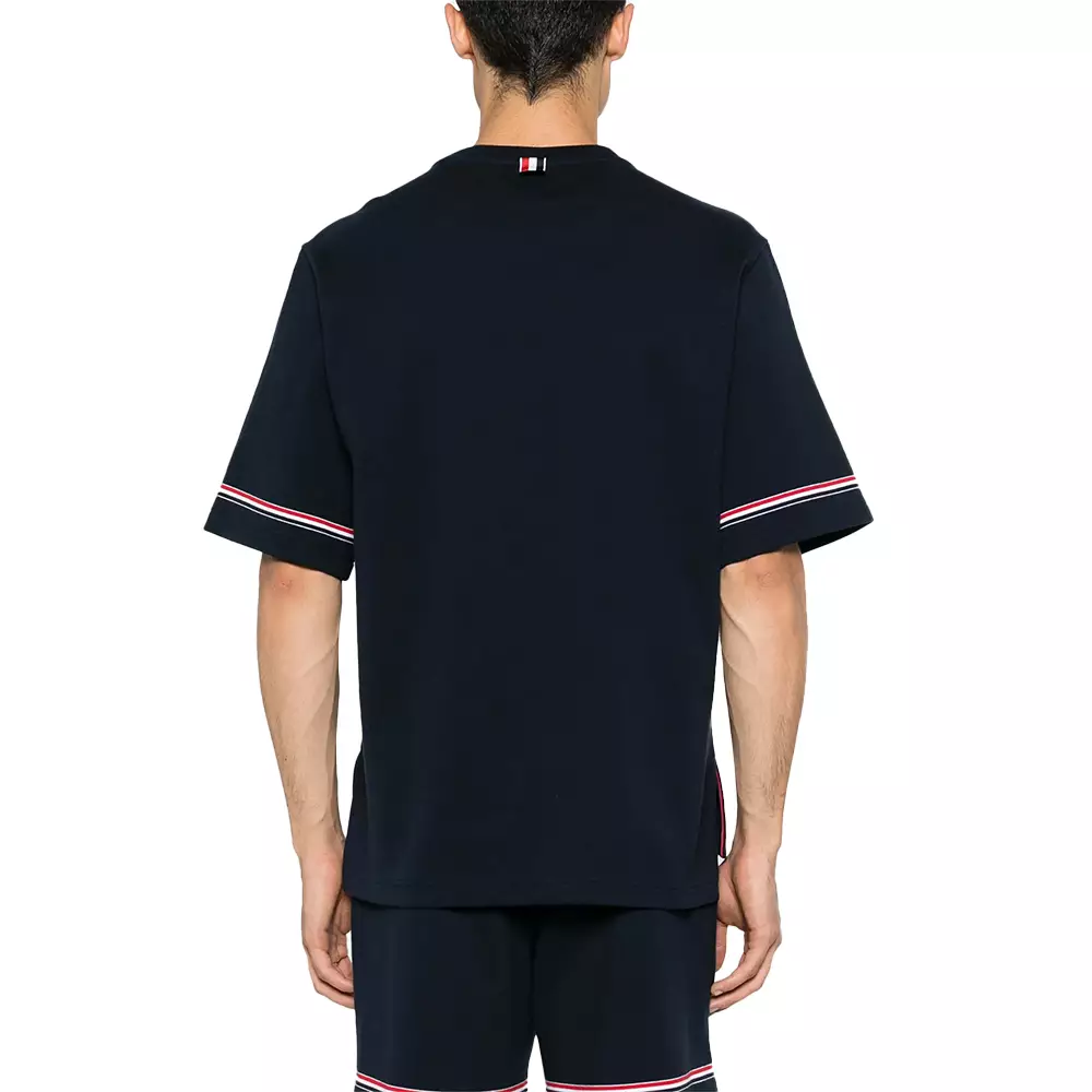 【THOM BROWNE】RWB Rugby Short Sleeve T-shirt/全国送料込み THOM BROWNE】RWB Rugby Short Sleeve T-shirt/全国送料込み
