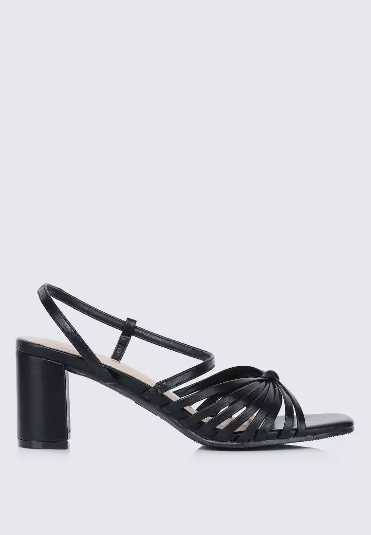 Discount on My Ballerine  shoes - SKU: My Ballerine Alma Comfy Heels In Black